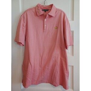 Masters Collection Augusta golf shirt XL orange pima cotton official tour logo